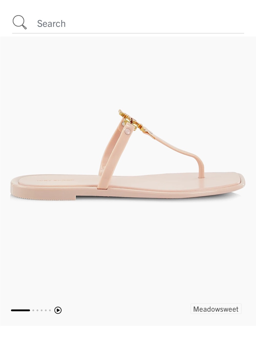 Tory Burch Roxanne Jelly Thong Sandals - Picture 2 of 5